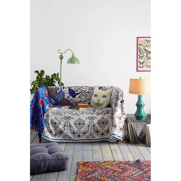 Urban Outfitters Magical Thinking Peacock Garden Tapestry - Picture 2 of 4